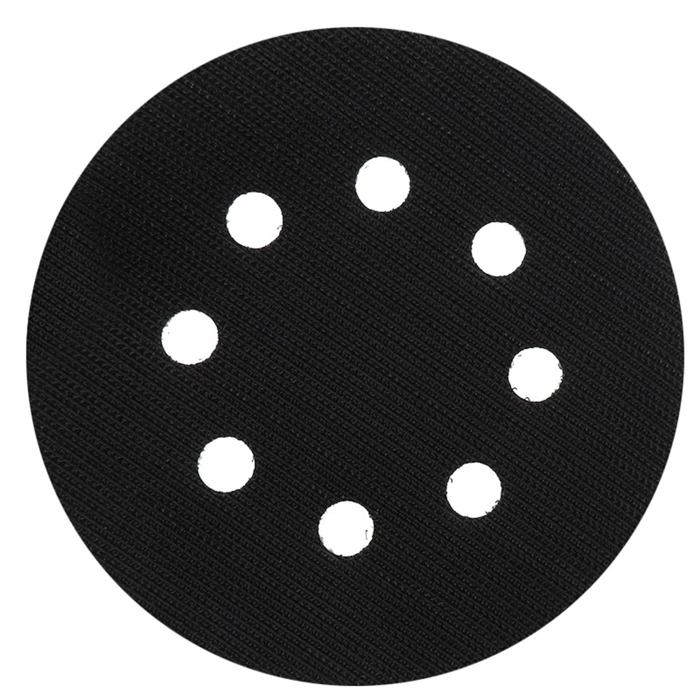 5 inch 8 hole interface pad protection backing pad hook and loop for sanding pads hook and loop sanding disc thin sponge interface pad