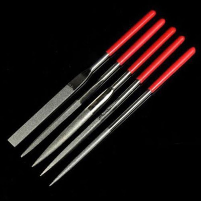 5pcs Metal Mini Needle File Set Hand Tools Ceramic Crafts DIY Wood Throne Needle File Jewelry Polishing Carving Hand Tool Set