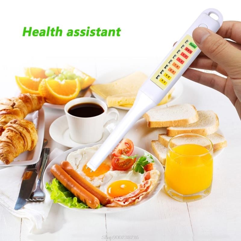 E06A Heat Resistant Salt Detecting Pen For Food Kitchen Salinity Tester Used For Cooking And Soup In The Portable Kitchen