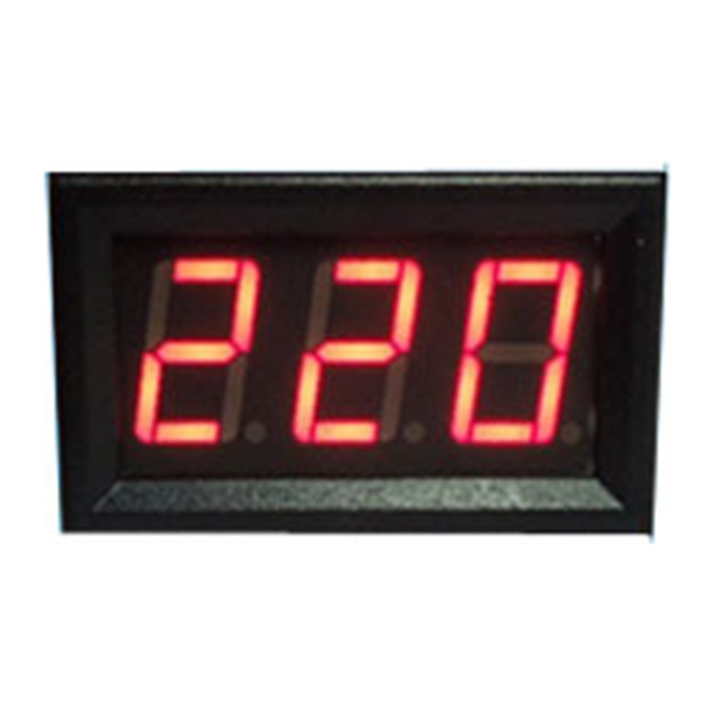 AC70v-500v Universal Precise Digital Display 2 Wire Decimal Measurement Professional Led Head Voltmeter Useful