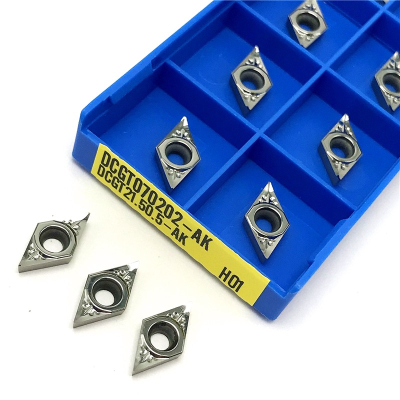 DCGT070202 AK H01 Original Aluminum Turning Insert CNC Lathe Cutter Aluminum Processing Tool To Convert Tool Holder SDJCR