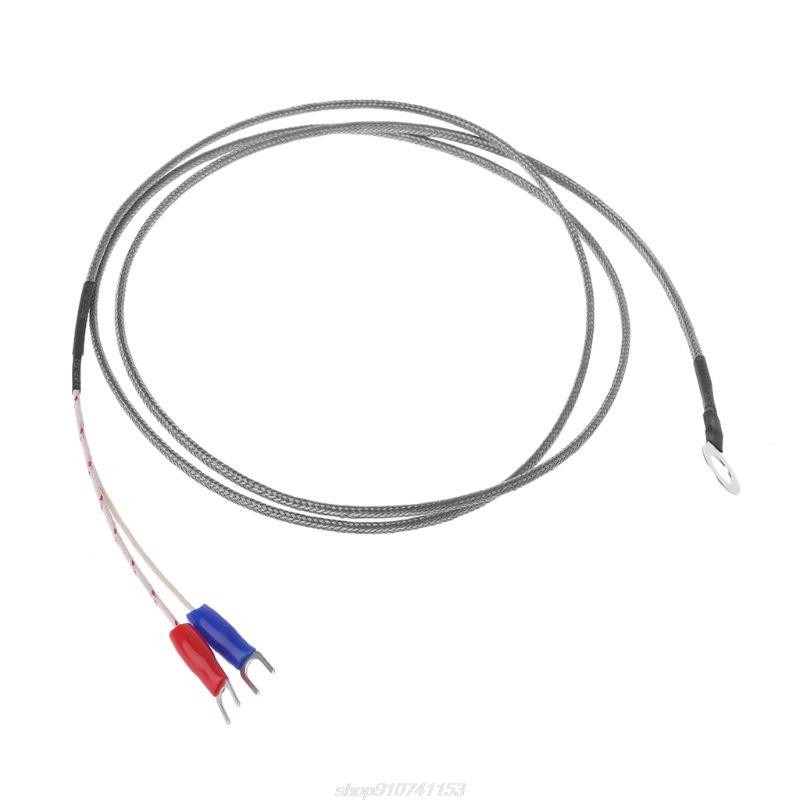 F92C 6mm Hole Washer K Type Thermocouple Temperature Sensor Probe 1m Cable For Industrial Temperature Controller