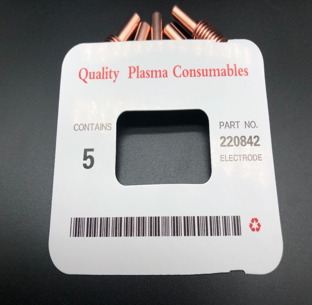 Free shipping 15pcs electrode 220842+220816+220819+220817 plasma consumables