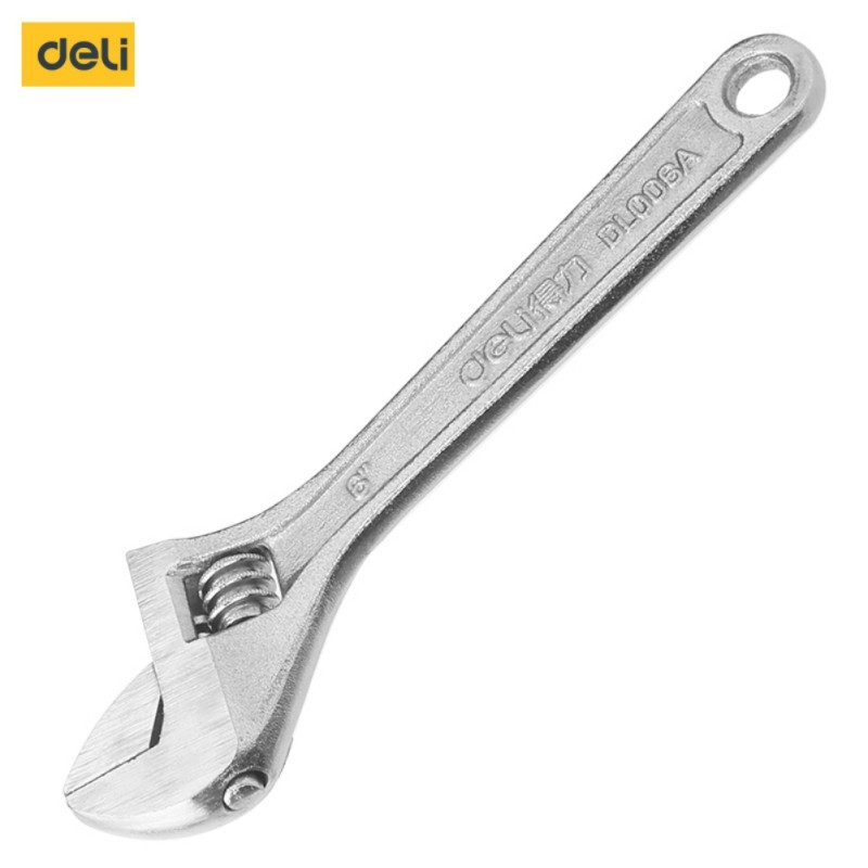 Deli Universal Spanner 6" 8" 10" 12" Multifunctional Wrench Aluminum Alloy Large Open Wrench Universal Spanner Repair Tool