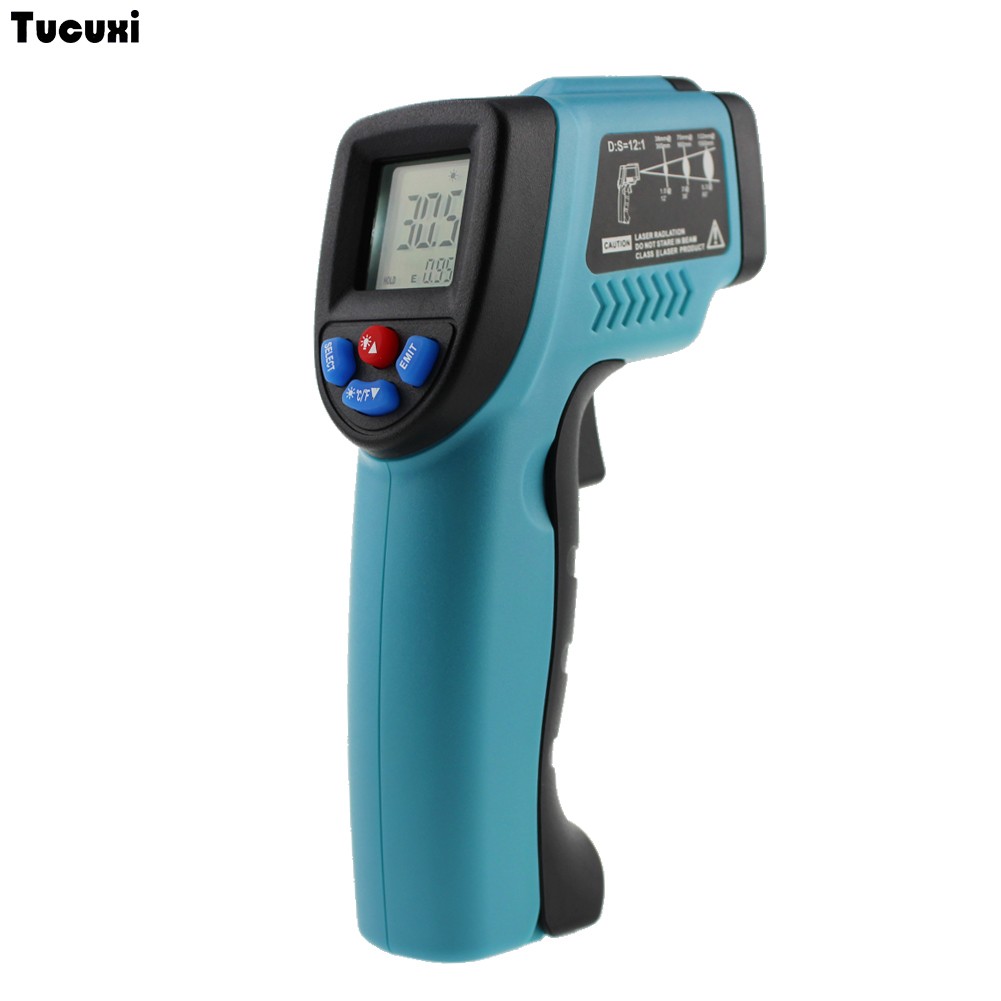 -50~1600C Single/Double Laser Thermometer Industrial Digital Infrared Thermometer Non Contact Thermometer Gun Thermometer