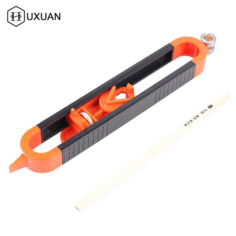 Profile Scribing Ruler Contour Gauge With Adjustable Lock Accurate Lock Woodworking Gauge Gauge Measuring Tool