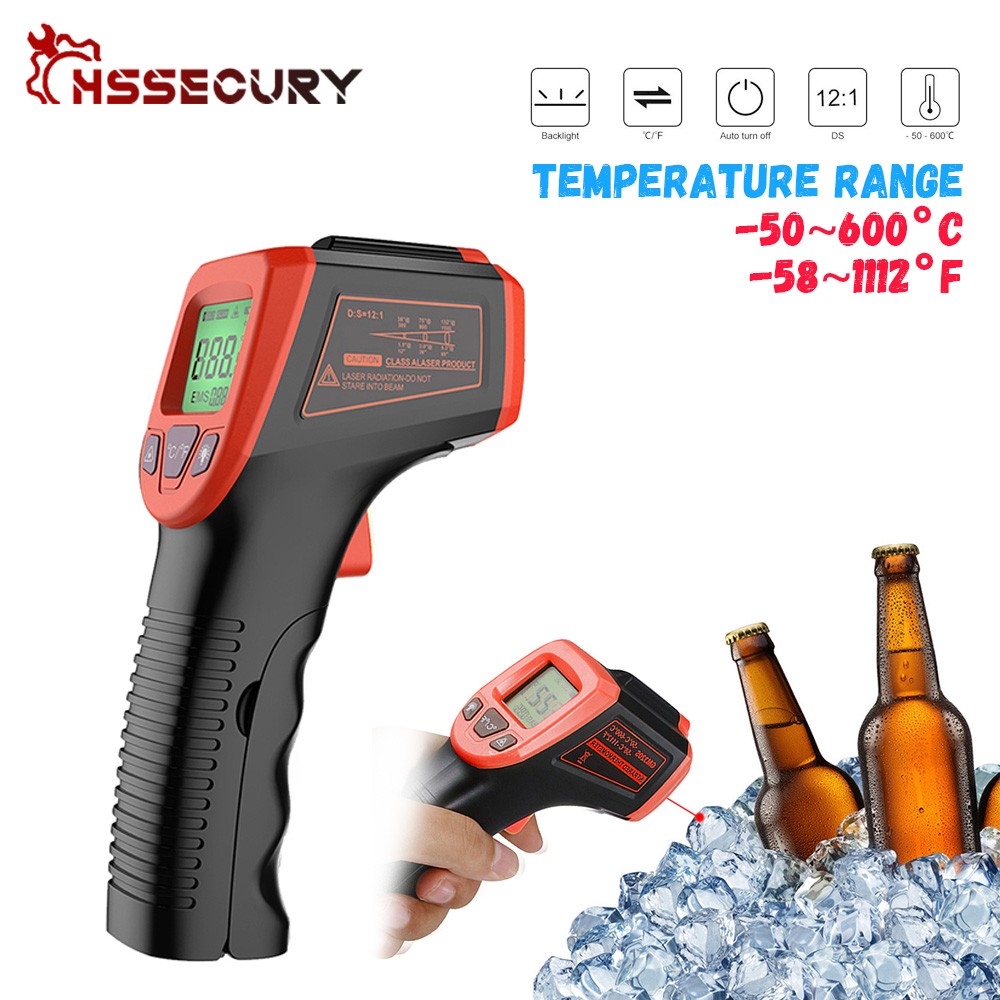 Digital Infrared Thermometer C/F Non Contact Thermometer GM320 Industrial Digital Infrared -50~380/-50~600 Degree