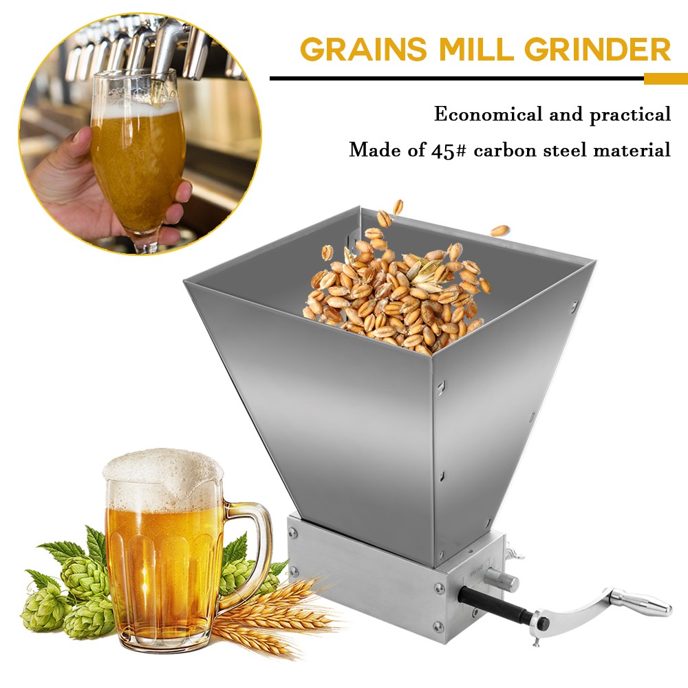 Professional Stainless Steel Barley Corn Food Mill Whole Grain Mill Food Processors Large Manual Powder Machine