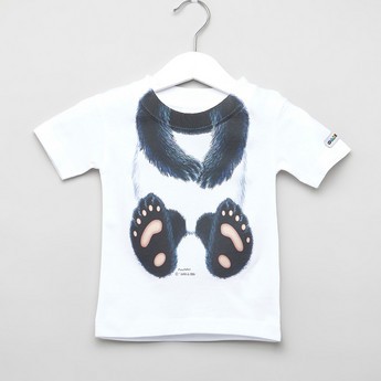 Just Add A Kid Printed T-shirt with Short Sleeves