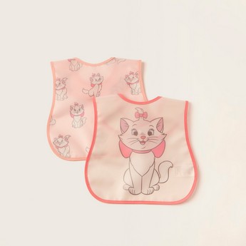 Disney Marie Print Bib - Set of 2