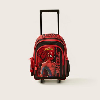 Spider-Man Print Trolley Backpack - 16 inches