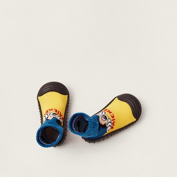 Disney Mickey Mouse Print Booties