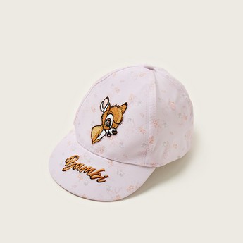 Disney Bambi Embroidered Baseball Cap with Elasticised Strap