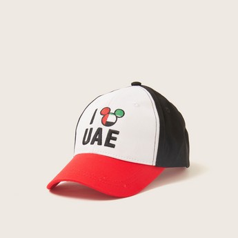 Disney UAE National Day Embroidered Cap with Hook and Loop Closure