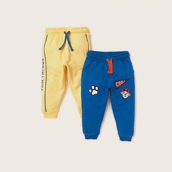 PAW Patrol Print Knit Pants with Pockets and Drawstring - Set of 2