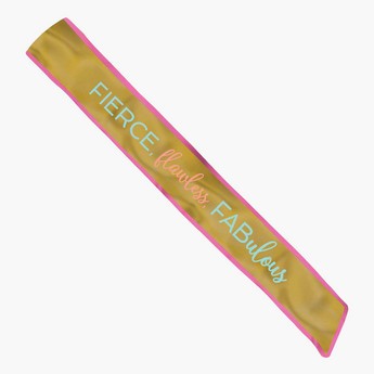 Party Centre Fun Fabric Sash