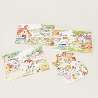 Juniors Farm Puzzle Game Set