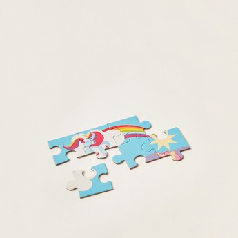 Alligator Unicorn and Narwhal 48-Piece Puzzle Bag