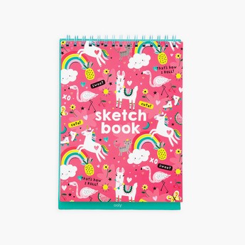 Ooly Unicorn Print Spiral Bound Standing Sketchbook