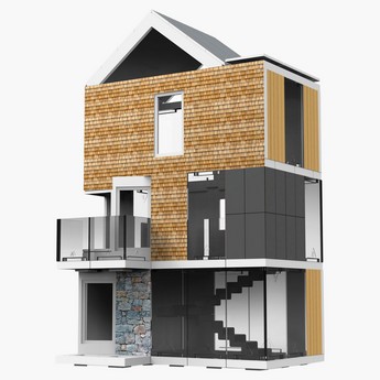 Arckit 60 Architectural 220-Piece Model Building Kit