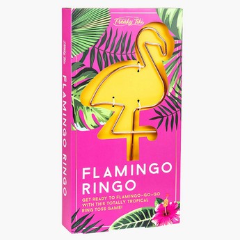 Professor Puzzle Flamingo Ring Toss Game