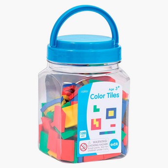 EDX Colour Tiles Educational Toy