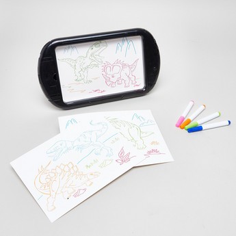 Dino Glow Luminous Drawing Board