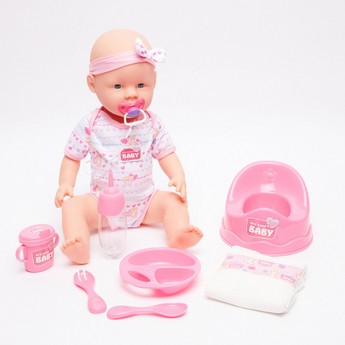 Simba New Born Baby Doll Playset