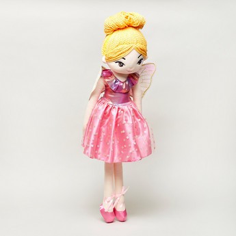 Juniors Doll with Dress and Wings - 70 cms