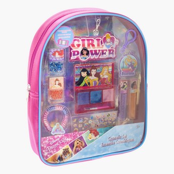 Townley Disney Princess Printed Cosmetic Backpack Set