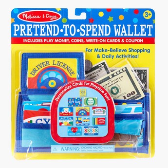 Melissa & Doug Pretend-to-Spend Wallet Playset