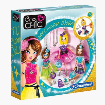 Clementoni Crazy Chic My Charms Doll DIY Set