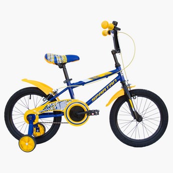 SPARTAN Drift BMX Bicycle with Training Wheels - 16 inches