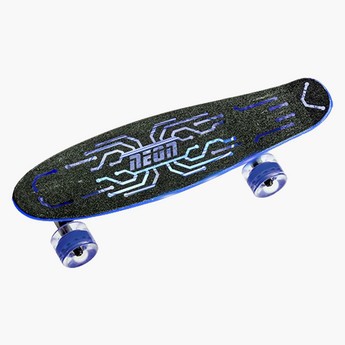 Neon Hype Skateboard with Light