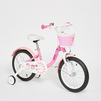 Chipmunk 16-inch Bicycle with Training Wheels and Basket