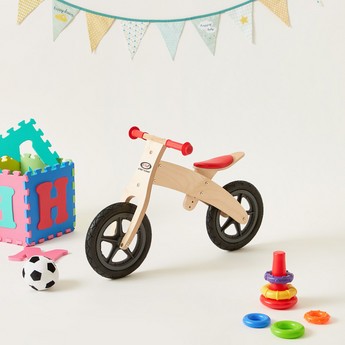 Street Runner Wooden Balance Bike - 12 inches