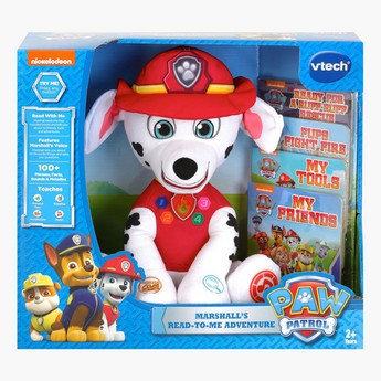 V-Tech Marshall's Read-to-Me Adventure Plush Toy Playset