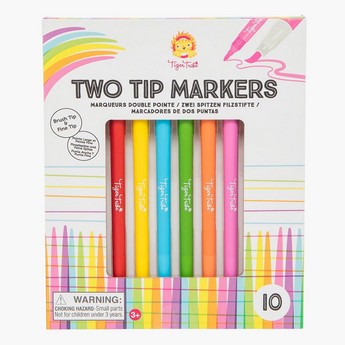 Tiger Tribe Two Tip Markers - Set of 10