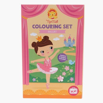 Tiger Tribe Ballet Colouring Set