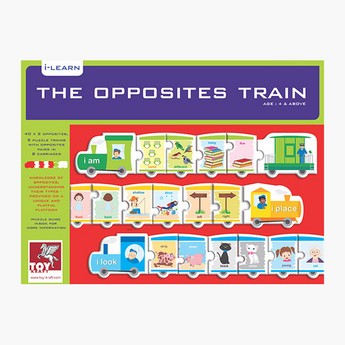 ToyKraft The Opposites Train Puzzle Set