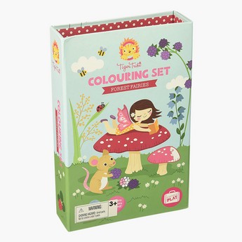 Tiger Tribe Forest Fairies Colouring Set