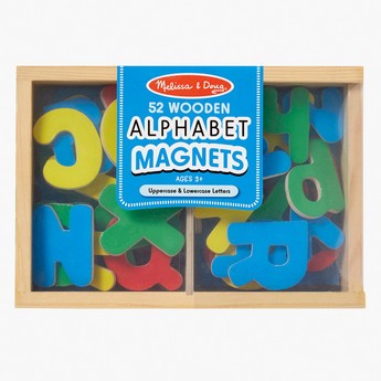 Melissa & Doug Magnetic Wooden Alphabet