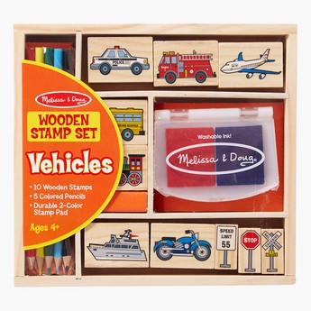 Melissa and Doug Vehicle Stamp Set