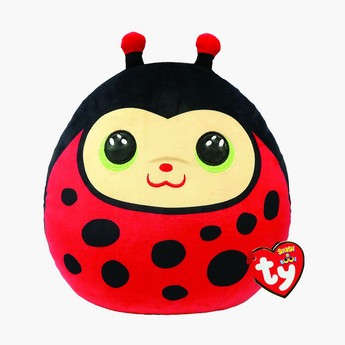 TY Squish-A-Boos Izzy Lady Bug Soft Toy - 10 inches
