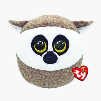 TY Squish-A-Boos Linus Lemur Soft Toy - 10 inches