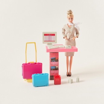 Juniors Flight Attendant Playset