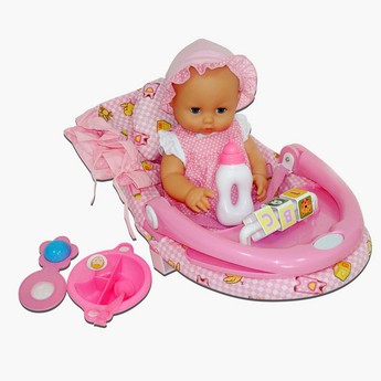 Lotus 5-in-1 Nursery Baby Doll Playset - 15 inches