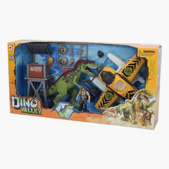 Dino Valley Seaplane Mission Playset