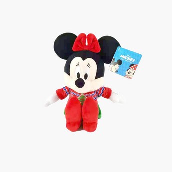 Disney Plush Minnie Mouse X-Mas Soft Toy - 10 Inches