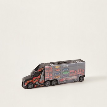 Teamsterz Auto Transporter with 9 Vehicles Playset